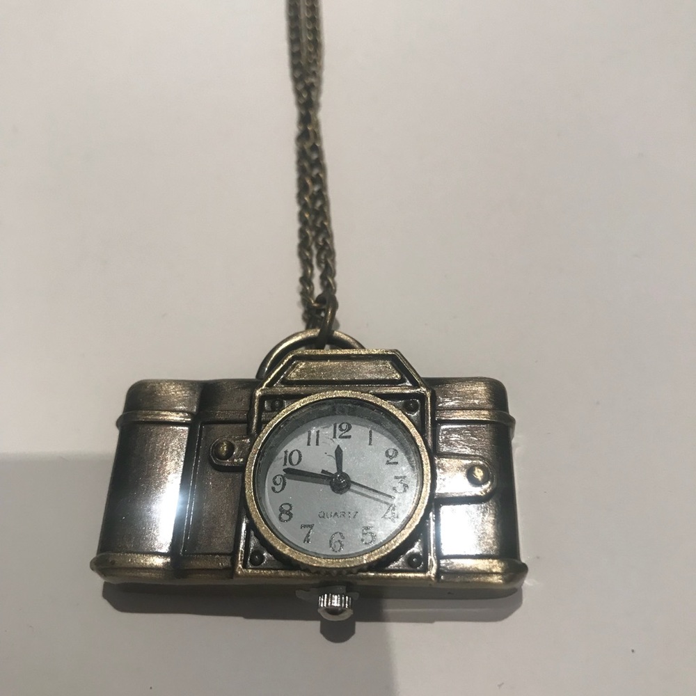 Brand New Camera Watch Pendant Necklace - Picture 5 of 8